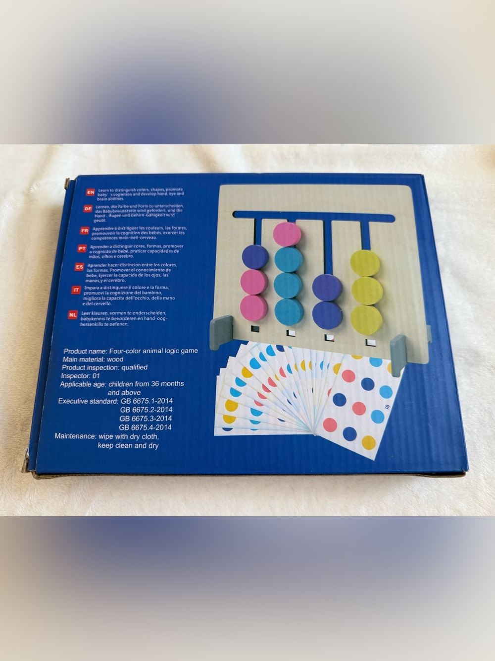 Four Color Logic Game + Expression Puzzle Building Blocks + - Picture 3 of 12